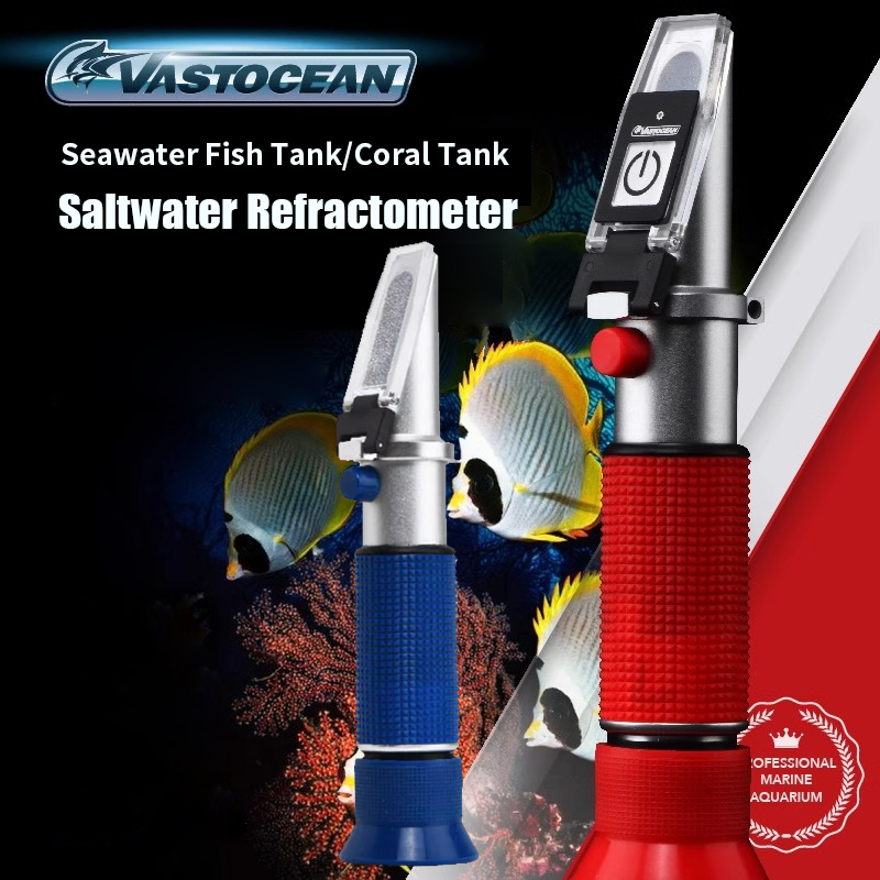 Marine Aquarium Hydrometer - Vastocean zoutwaterrefractometer, Optische hydrometer, Zoutgehalte Meter