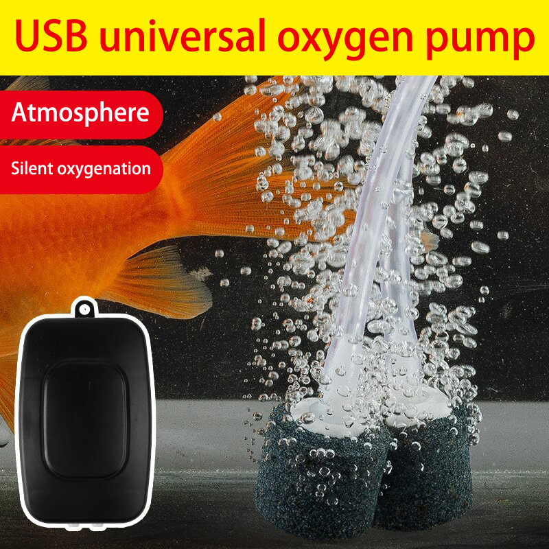 Marine Aquarium Equipment - Mini Aquarium Luchtpomp Kit Zuurstofpomp Usb