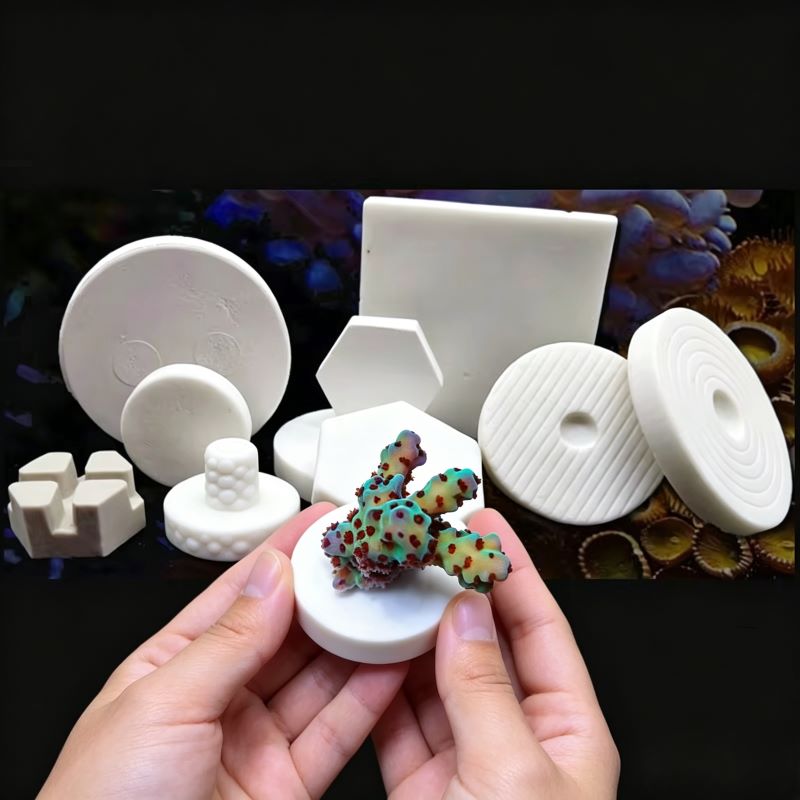 Coral Frag Plug - SPS Keramische Koraal Frag Pluggen Basis