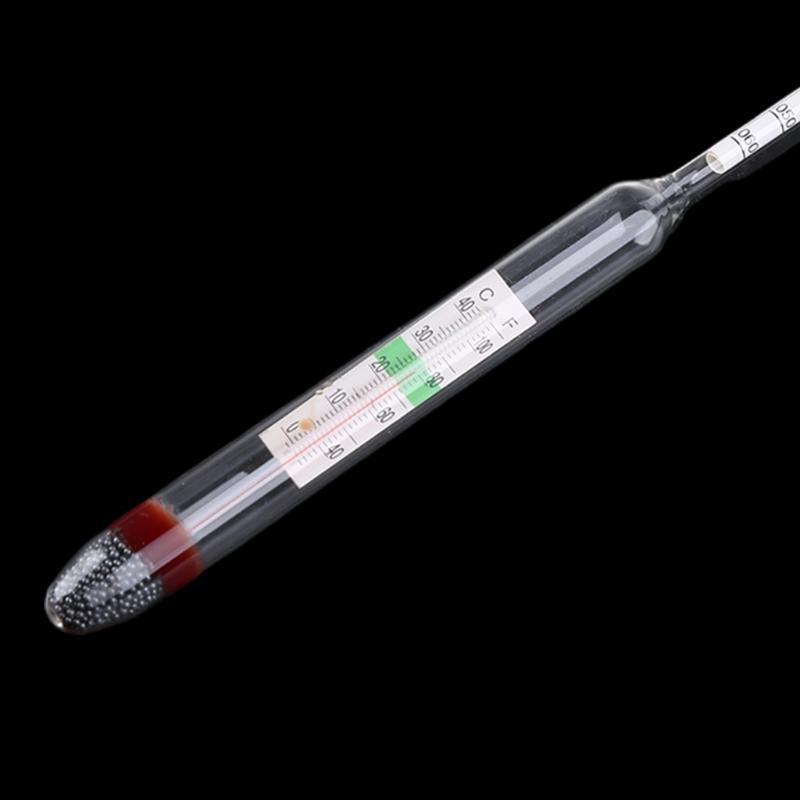 Marine Aquarium Hydrometer - G6KF Glazen Hydrometer met ingebouwde thermometers