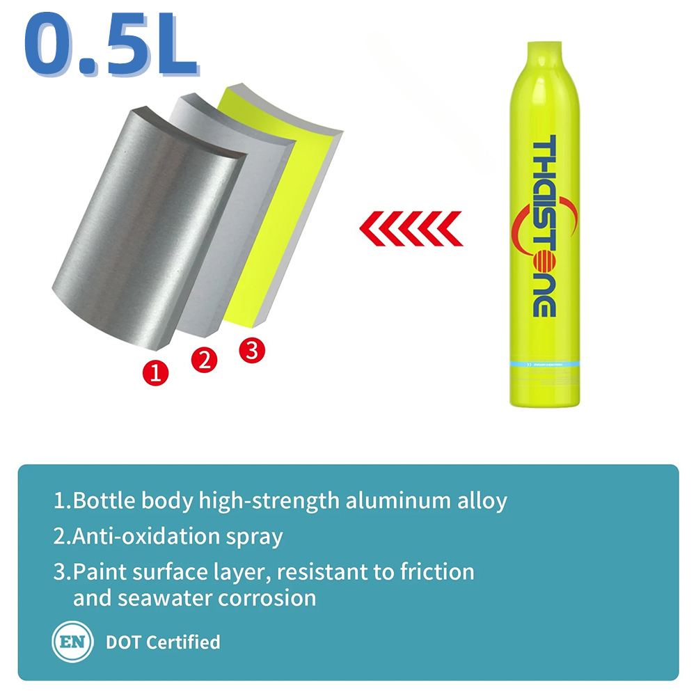 Aquarium Marine - 1PC Mini Hogedruk Perslucht Tank Gasfles
