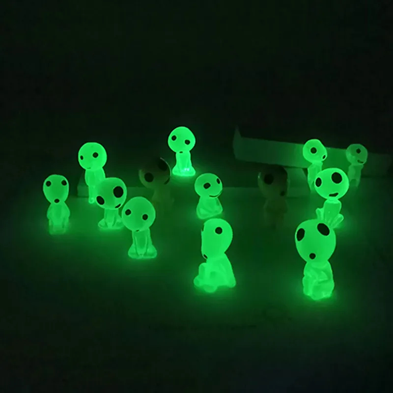 Marine Aquarium Tanks - Lichtgevende Elfen Minifiguren Aquariumdecoratie Kodama Glow-in-the-dark