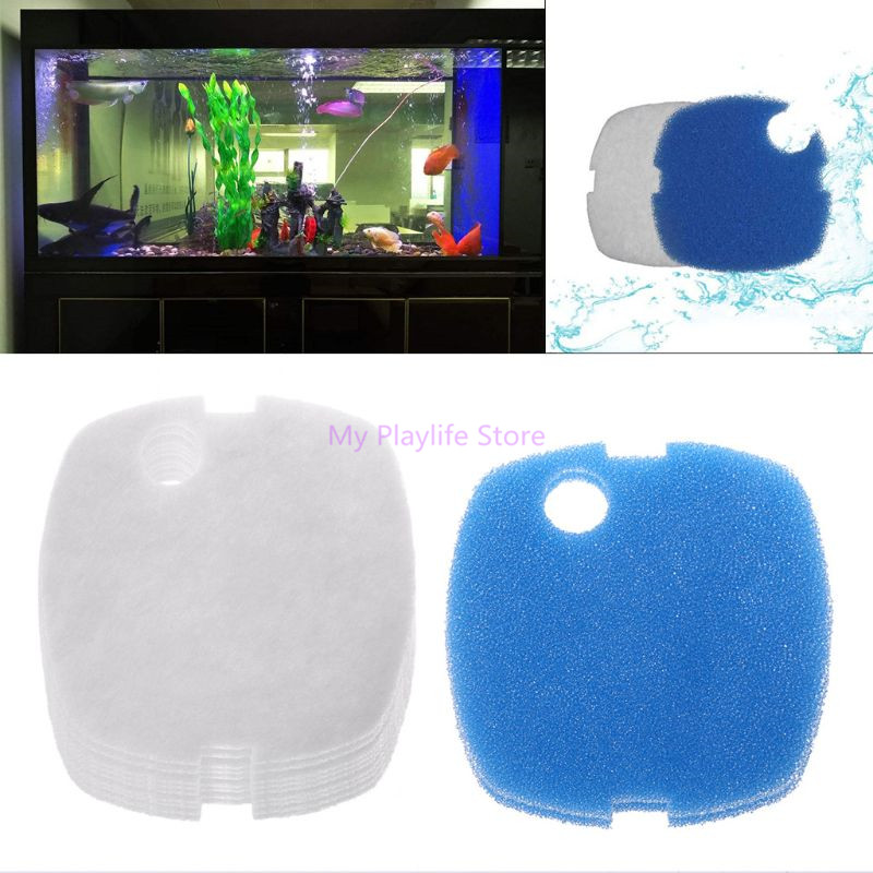 Marine Aquarium Kit - 10 Stuks Aquarium Filter Pads Spons