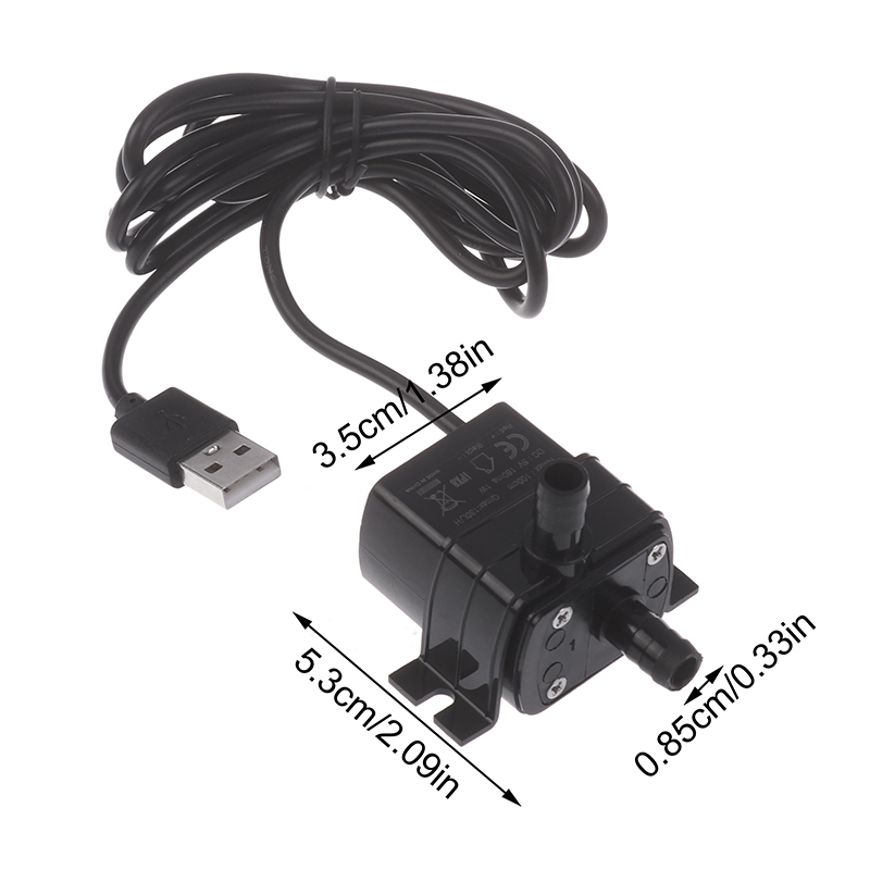 Marine Aquarium Equipment - Ultrastille Borstelloze DC USB Waterpomp 5V