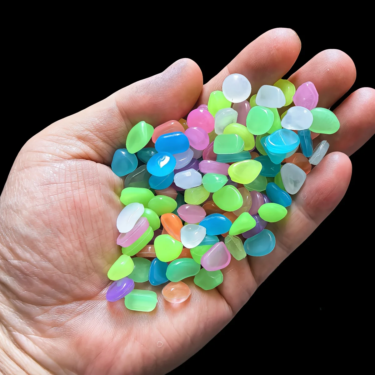 1CM 100 stuks Kleur Gans Steen - Marine Aquarium Tanks recensie en prijs