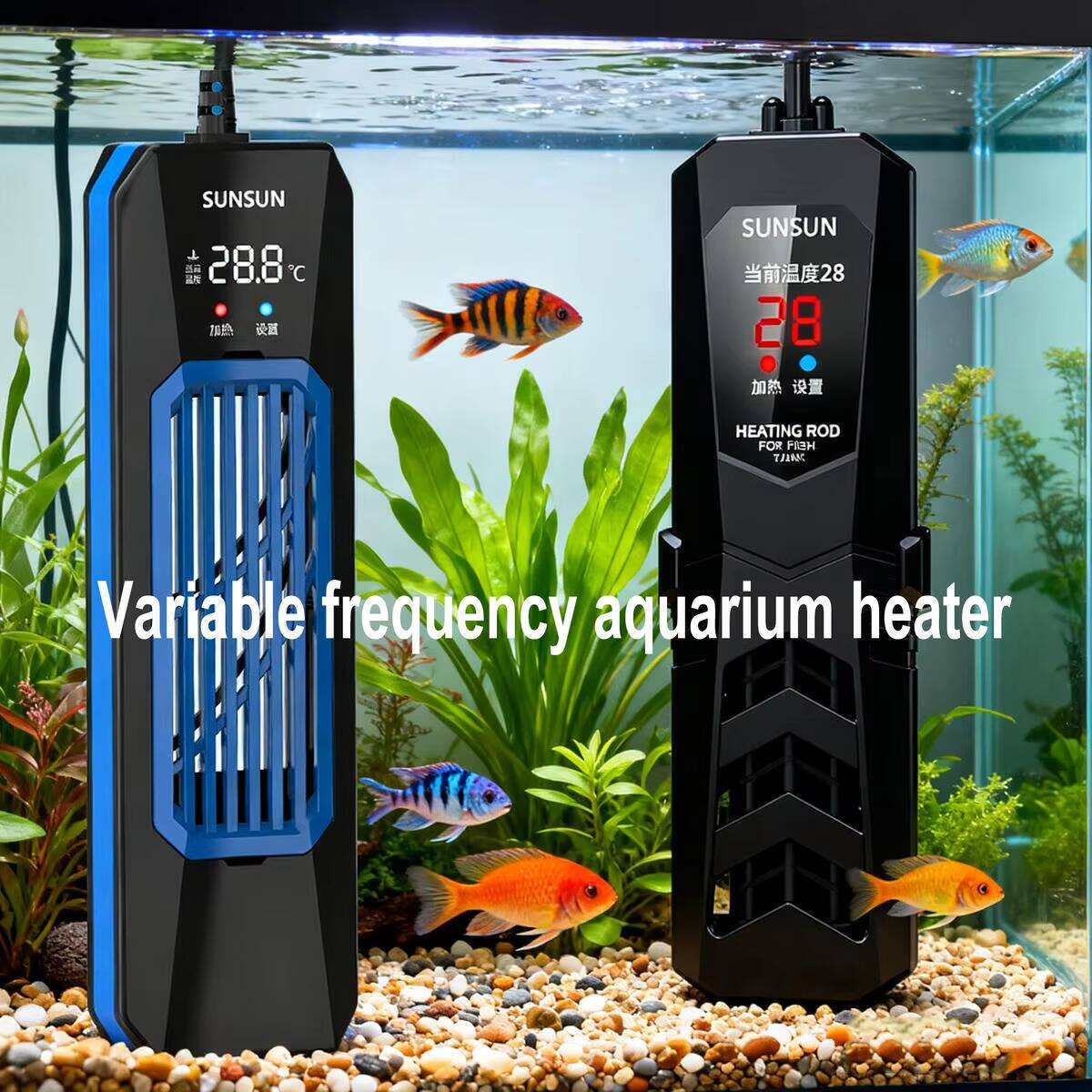 50-1000 W NIEUWE SUNSUN PTC AR - Marine Aquarium Heater recensie en prijs