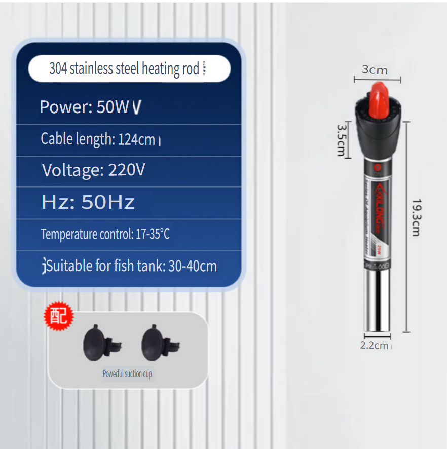 Xilong Rvs Aquarium Heater Dom - Marine Aquarium Heater recensie en prijs
