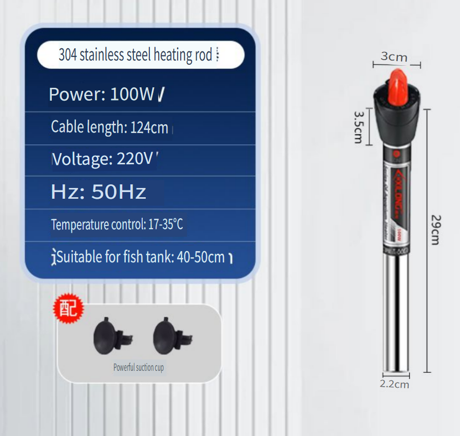 Xilong Rvs Aquarium Heater Dom - Marine Aquarium Heater recensie en prijs