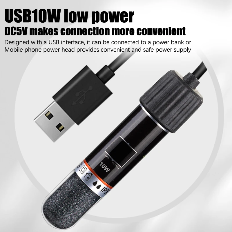 USB 26 ° CMini Aquarium Immers - Marine Aquarium Heater recensie en prijs