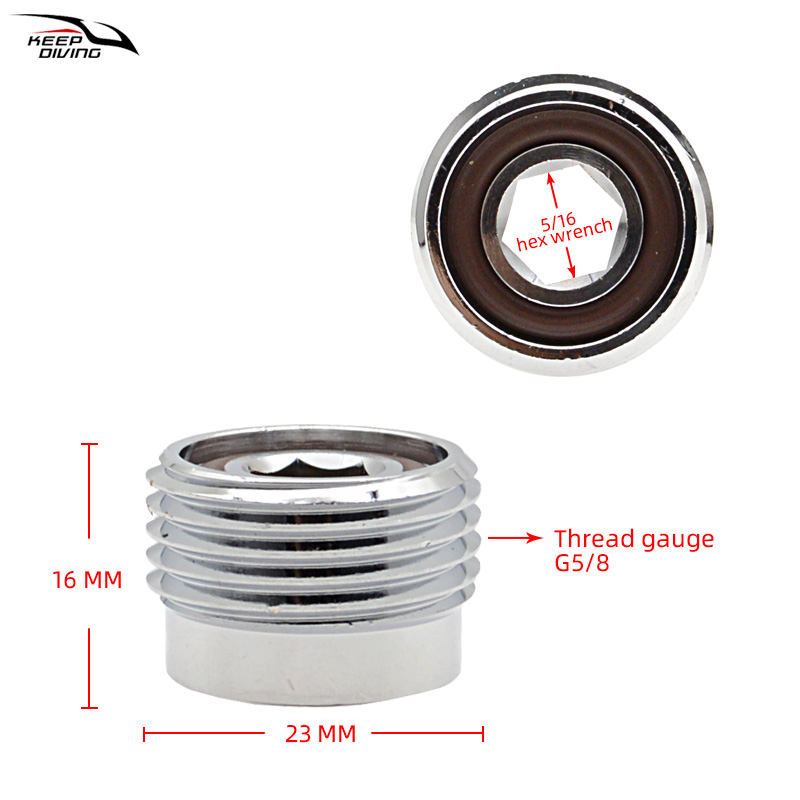1 Stuks DIN naar Yoke Adapter  - Marine Aquarium Equipment recensie en prijs