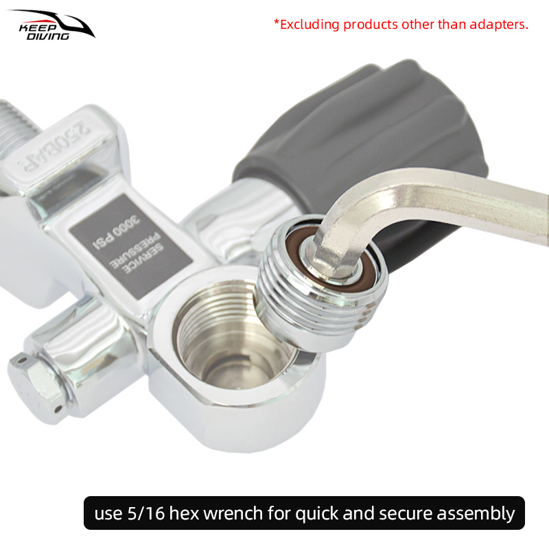 1 Stuks DIN naar Yoke Adapter  - Marine Aquarium Equipment recensie en prijs