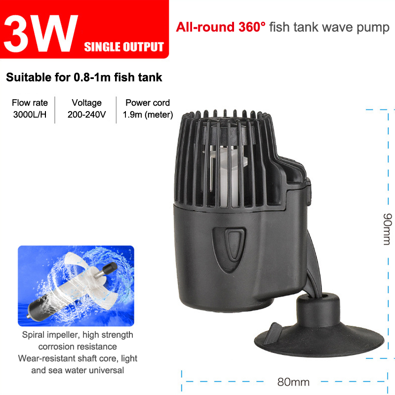 Enkele Kop Wavemaker Waterpomp - Coral Frag Plug recensie en prijs